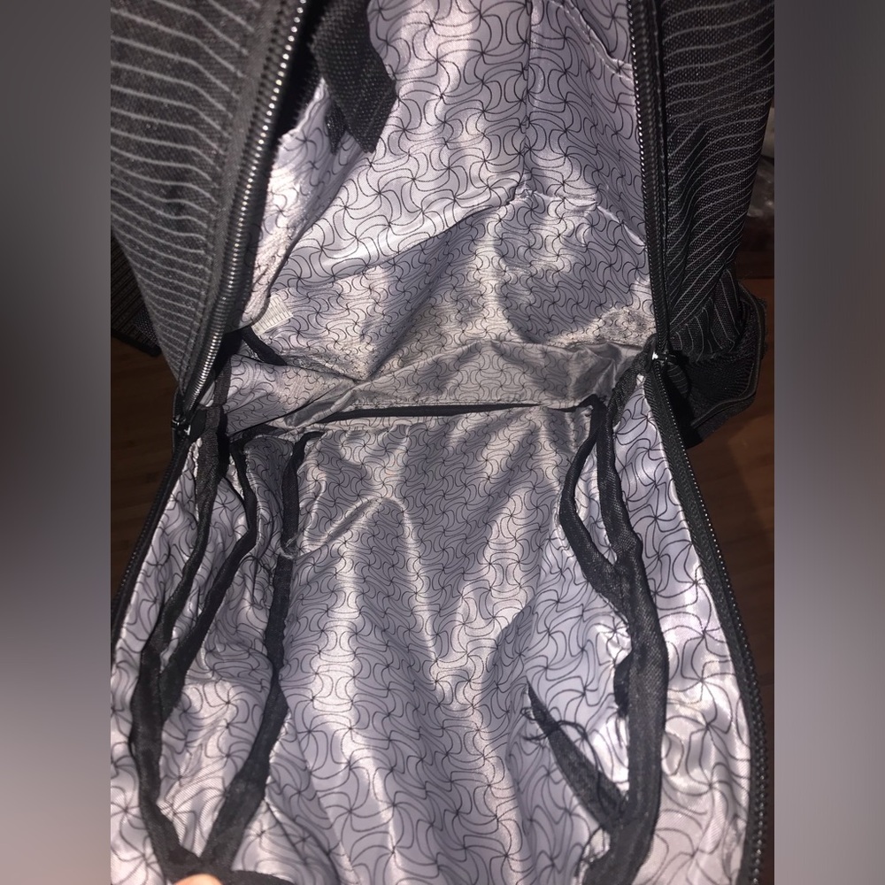 Vintage Hurley Emo Skater Pinstripe Backpack - Picture 2 of 5